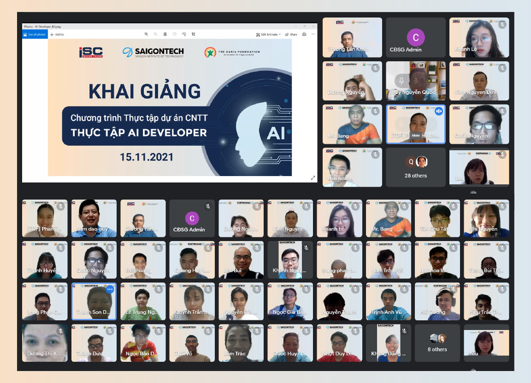 Chương trình thực tập dự án Công nghệ thông tin – AI Developer chính thức khai giảng