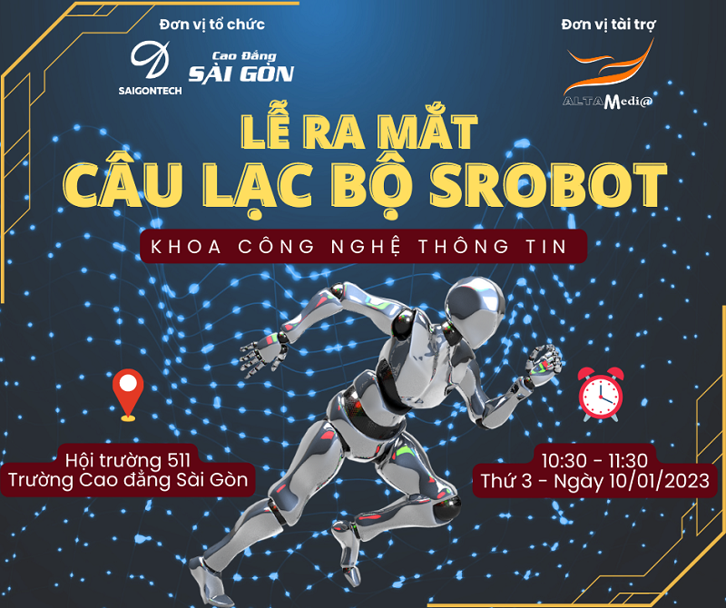 Poster Buổi ra mắt CLB Srobot 