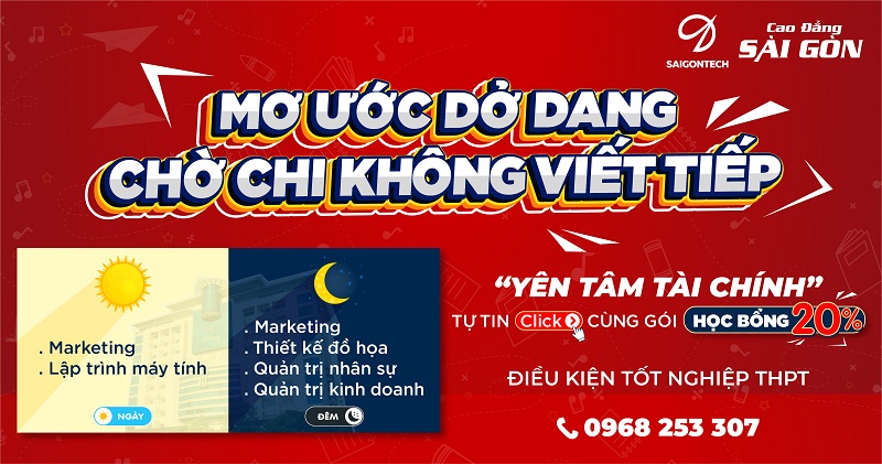 Giấc mơ dang dở, chờ đợi chi không viết tiếp SaigonTech.