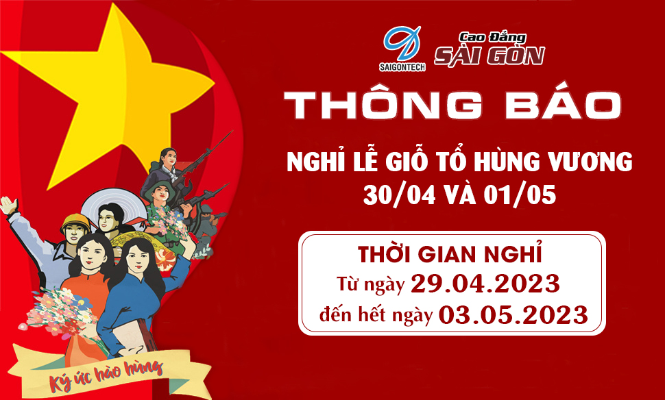 Thông báo nghỉ lễ 30/04 – 01/05