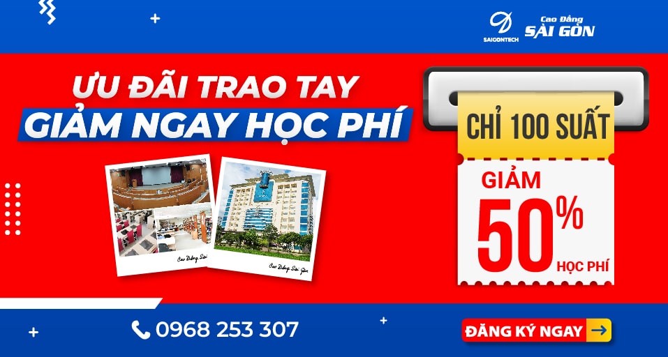 Chỉ còn 100 suất ưu đãi – Giảm lên đến 50% học phí cho thí sinh nhập học