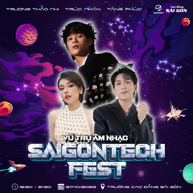 SaigonTech Fest quy tụ dàn ngôi sao nổi tiếng hiện nay