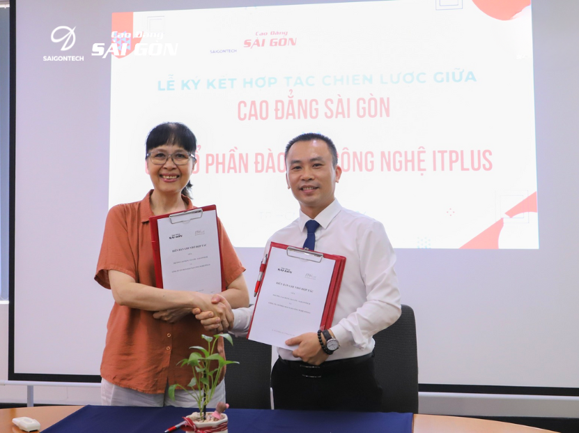 Cao đẳng Sài Gòn cùng Viện Công nghệ Thông tin và Truyền thông ITPlus ký kết bản ghi nhớ hợp tác MOU