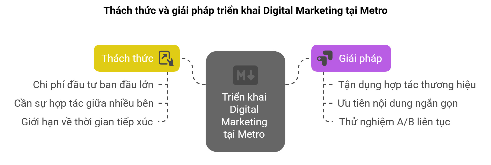 Thách thức và giải pháp khi triển khai Digital Marketing tại hệ thống Metro