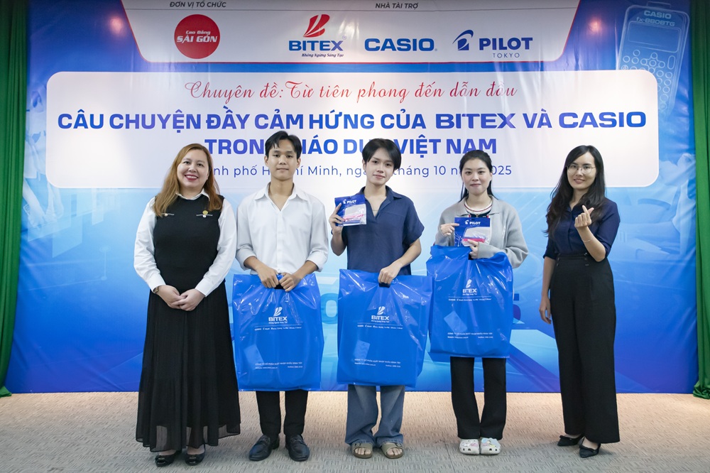 Chuyên đề “Từ tiên phong đến dẫn đầu” – Hành trình truyền cảm hứng từ BITEX và CASIO tại Trường Cao đẳng Sài Gòn