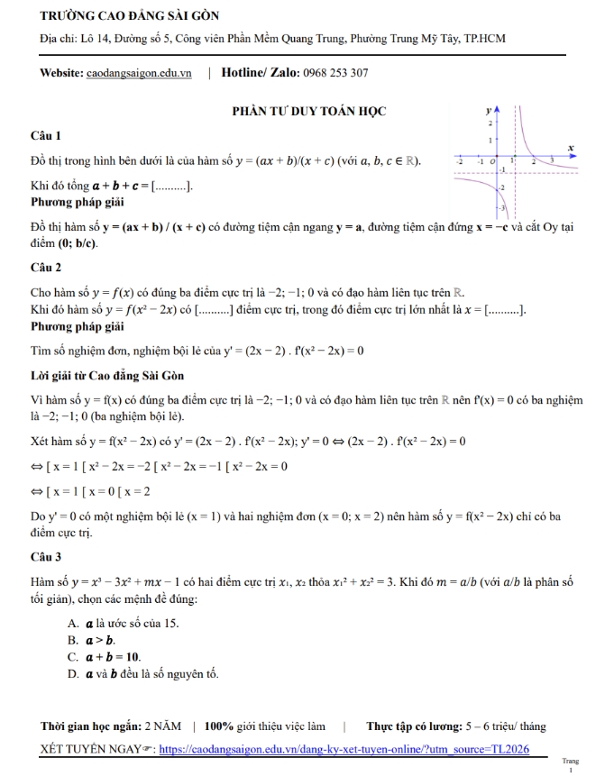 Đáp án chi tiết bộ đề thi thử đánh giá tư duy TSA mới nhất