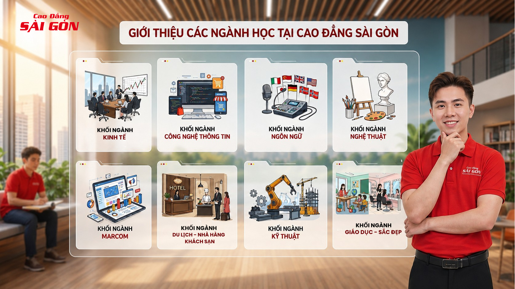 giới thiệu các ngành tại cao đẳng sài gòn