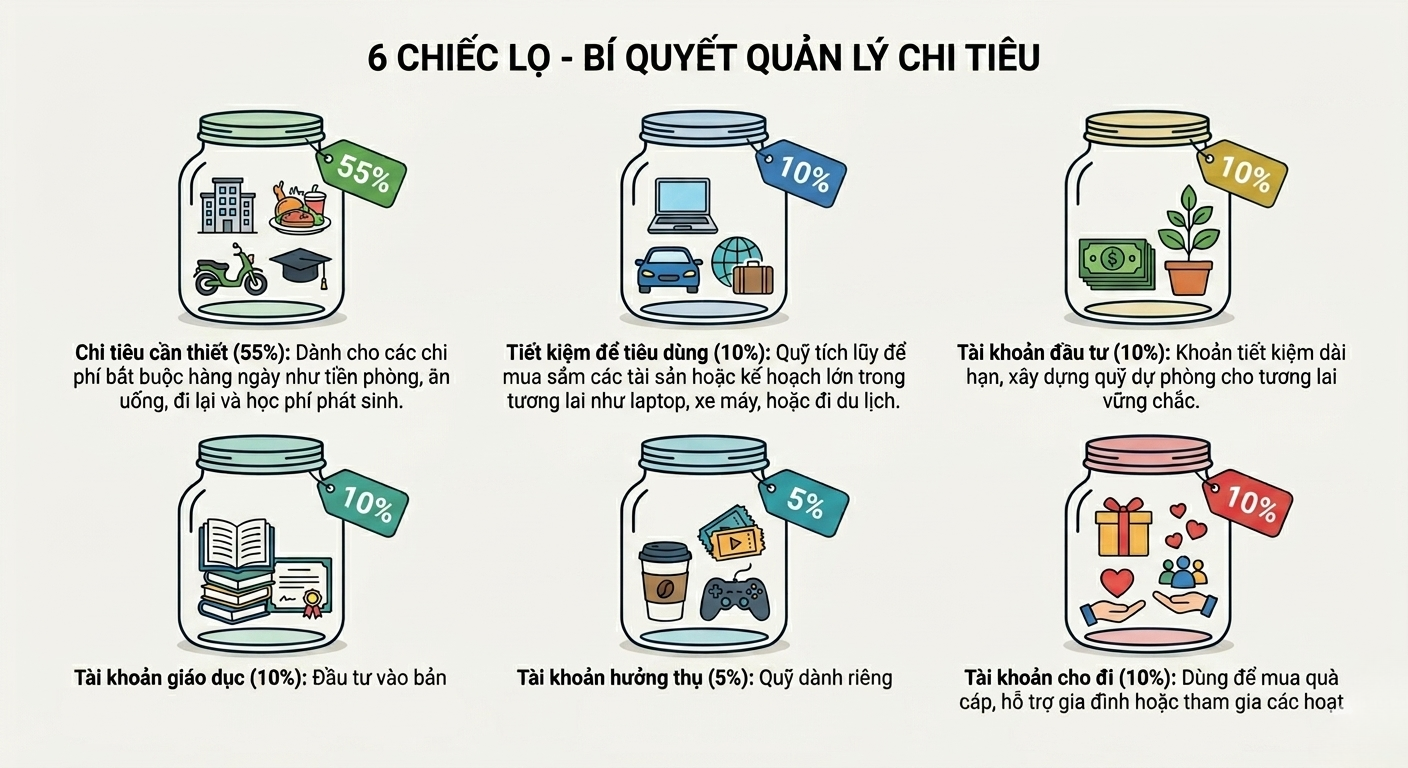 cách quản lý chi tiêu của sinh viên
